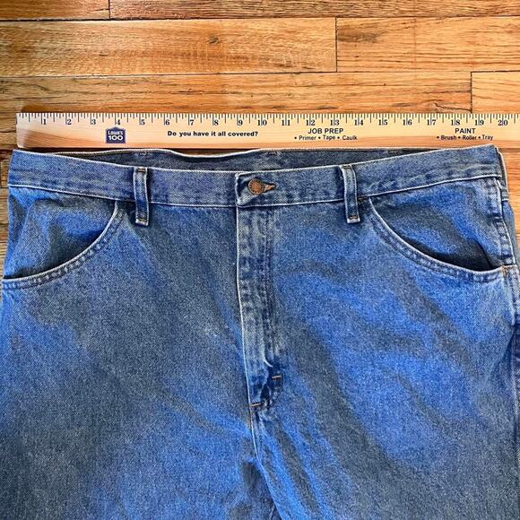 Vintage Y2K Rustler Blue Medium Wash Denim Jeans - Picture 6 of 7